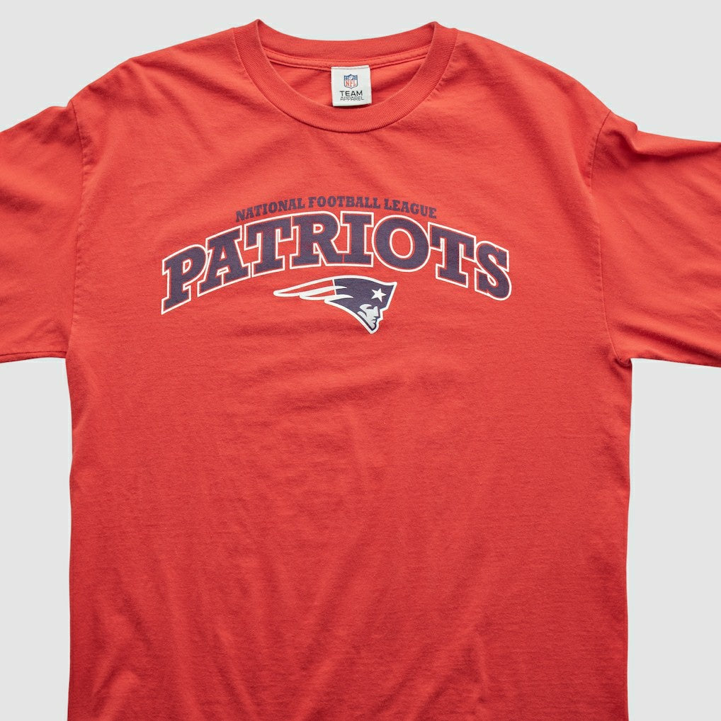 New England Patriots NFL 2010s Long Sleeve T-shirt - Red Vintage discount