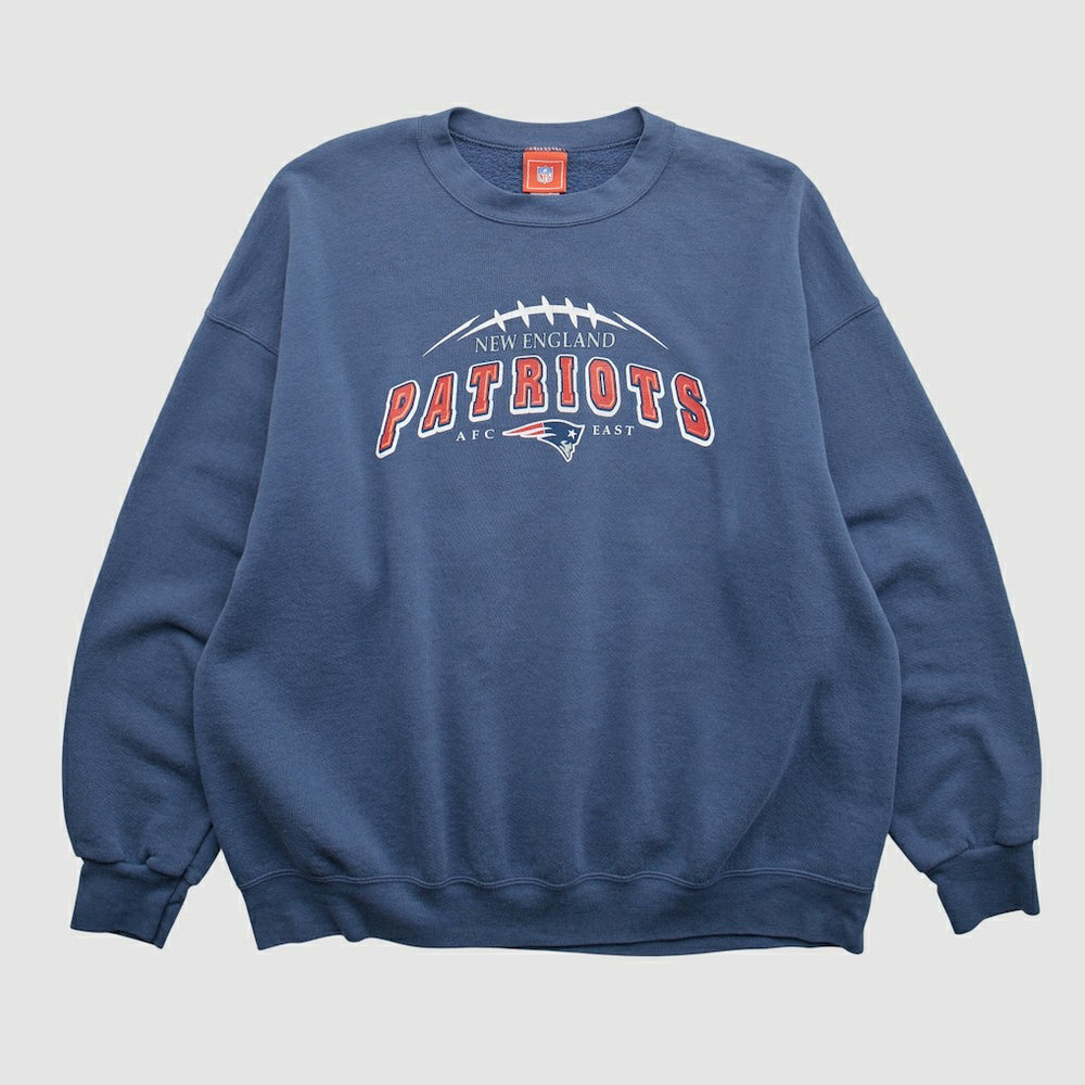 New England Patriots NFL 2000s Pullover Sweatshirt - Navy Vintage discount
