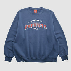 New England Patriots NFL 2000s Pullover Sweatshirt - Navy Vintage discount