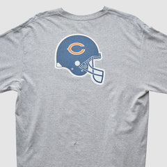 Chicago Bears Reebok 2000s Long Sleeve T-shirt - Heather Gray Vintage sale
