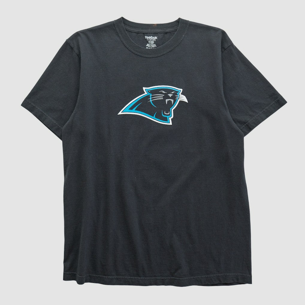 Carolina Panthers Reebok 2000s T-shirt - Black Vintage sale