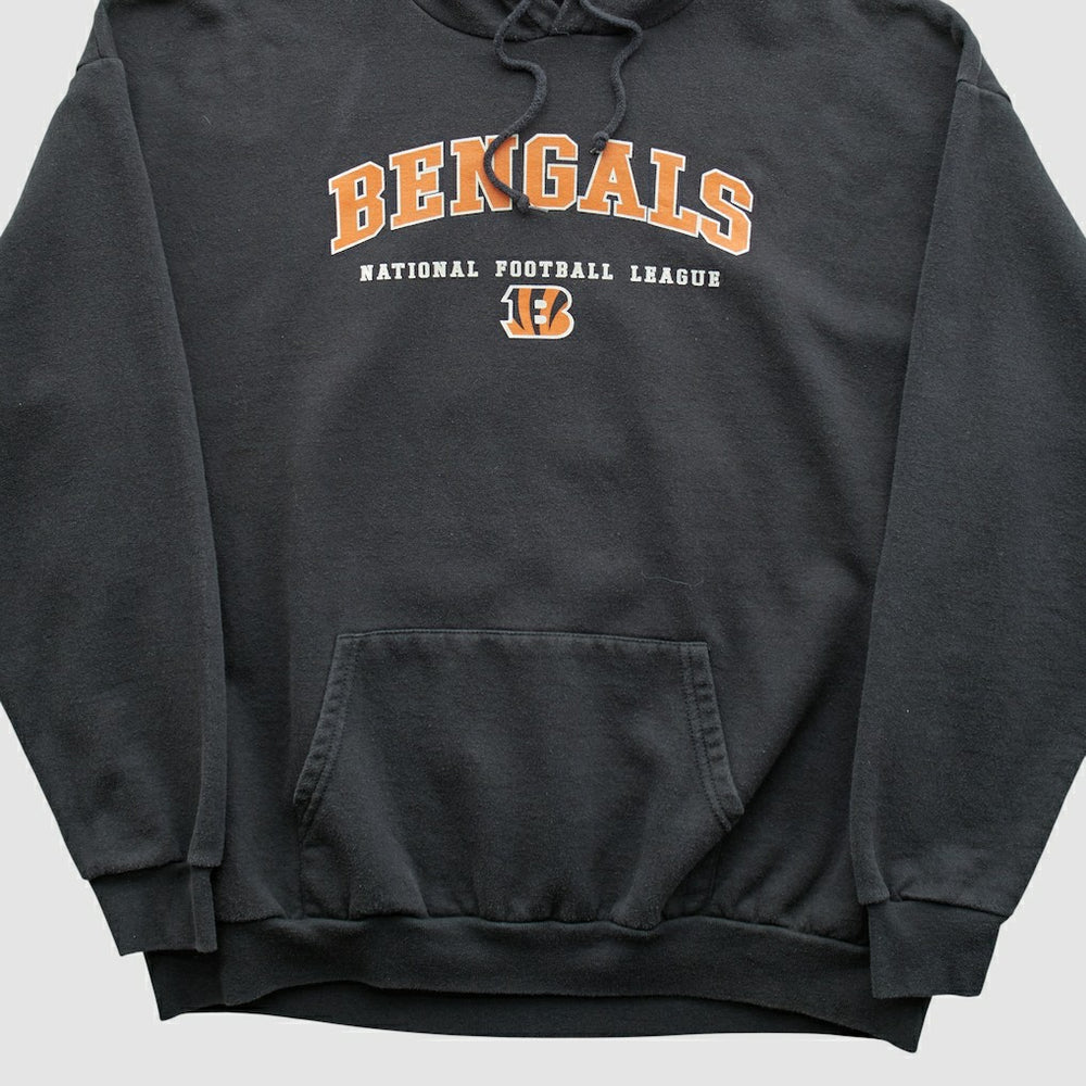 Cincinnati Bengals NFL 2000s Hooded Pullover Sweatshirt - Black Vintage discount