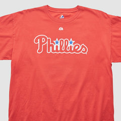 Philadelphia Phillies Majestic 2000s T-shirt Red Vintage