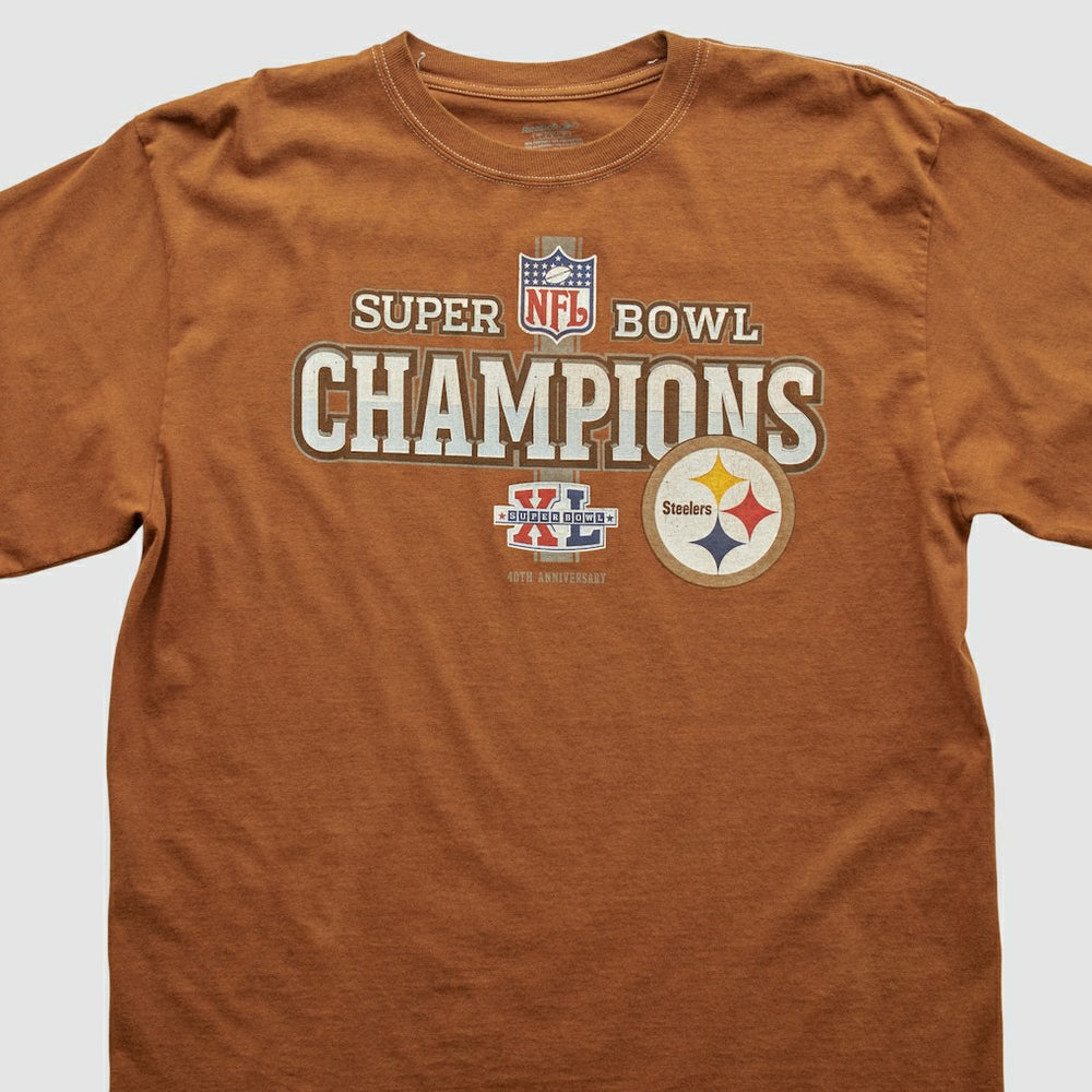 Super Bowl Champions Reebok 2006 Long Sleeve T-shirt - Clay Vintage outlet