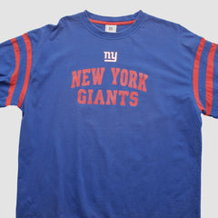 New York Giants NFL 2000s Long Sleeve T-shirt - Blue Vintage on sale