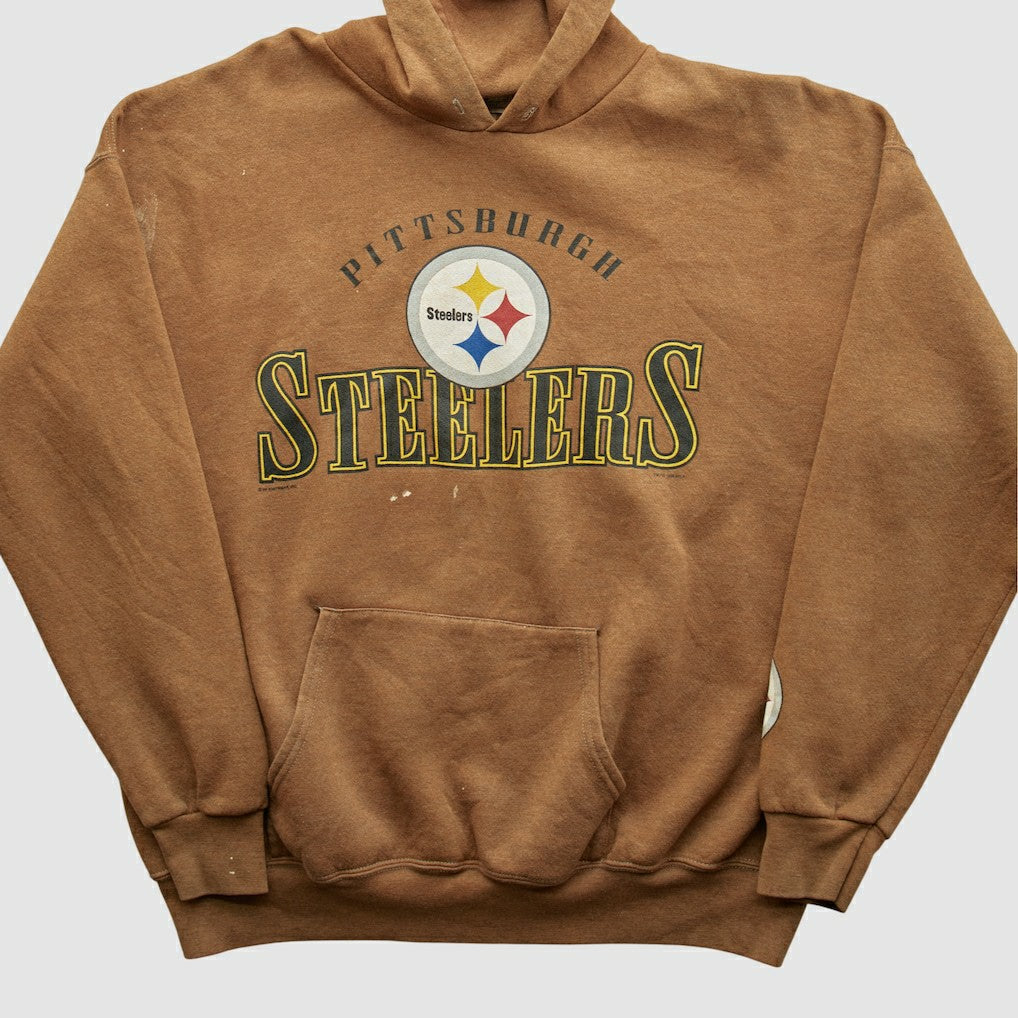 Pittsburgh Steelers Lee Sport 2000s Hooded Pullover Sweatshirt - Clay Vintage cheap