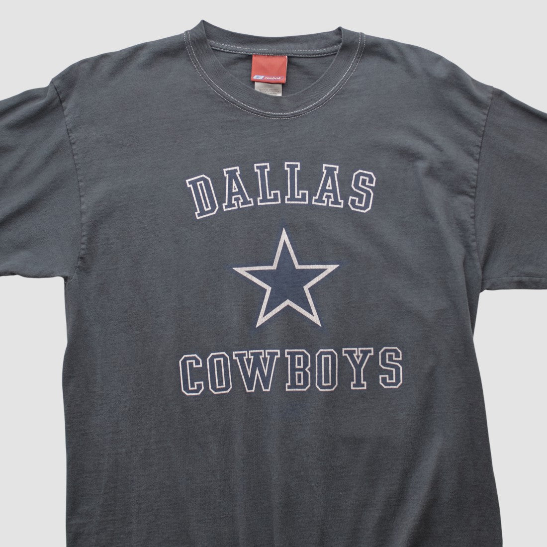 Dallas Cowboys Reebok 2000s Long Sleeve T-shirt - Charcoal Vintage discount