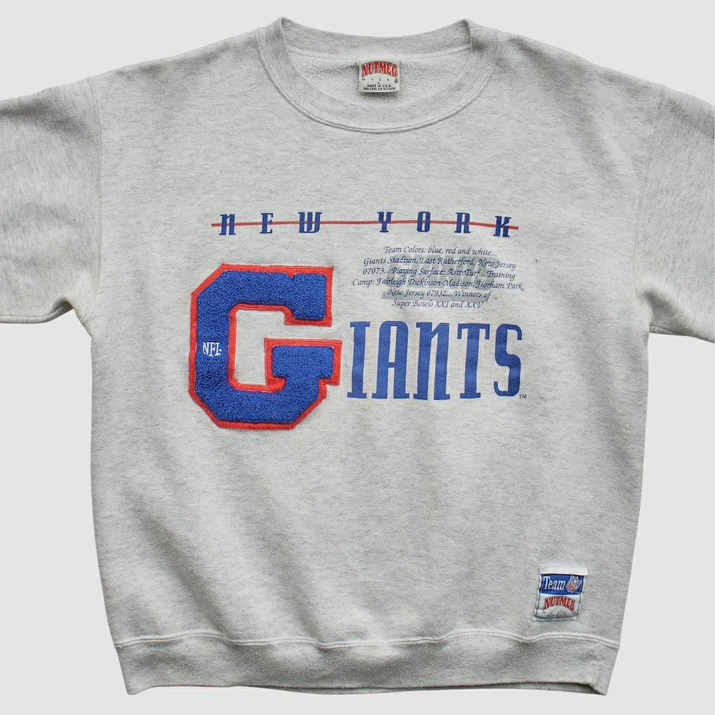 New York Giants Nutmeg Mills 90s Sweatshirt - Heather Gray Vintage cheap