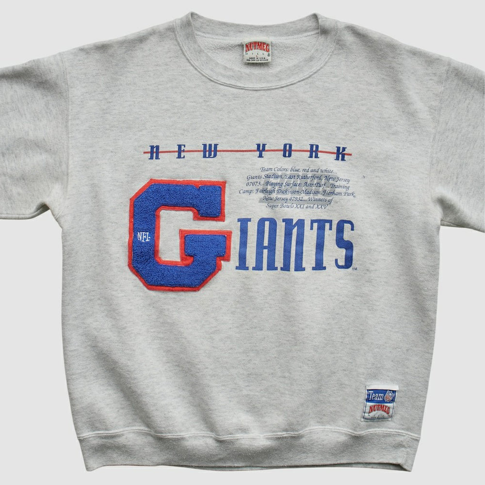 New York Giants Nutmeg Mills 90s Sweatshirt - Heather Gray Vintage cheap