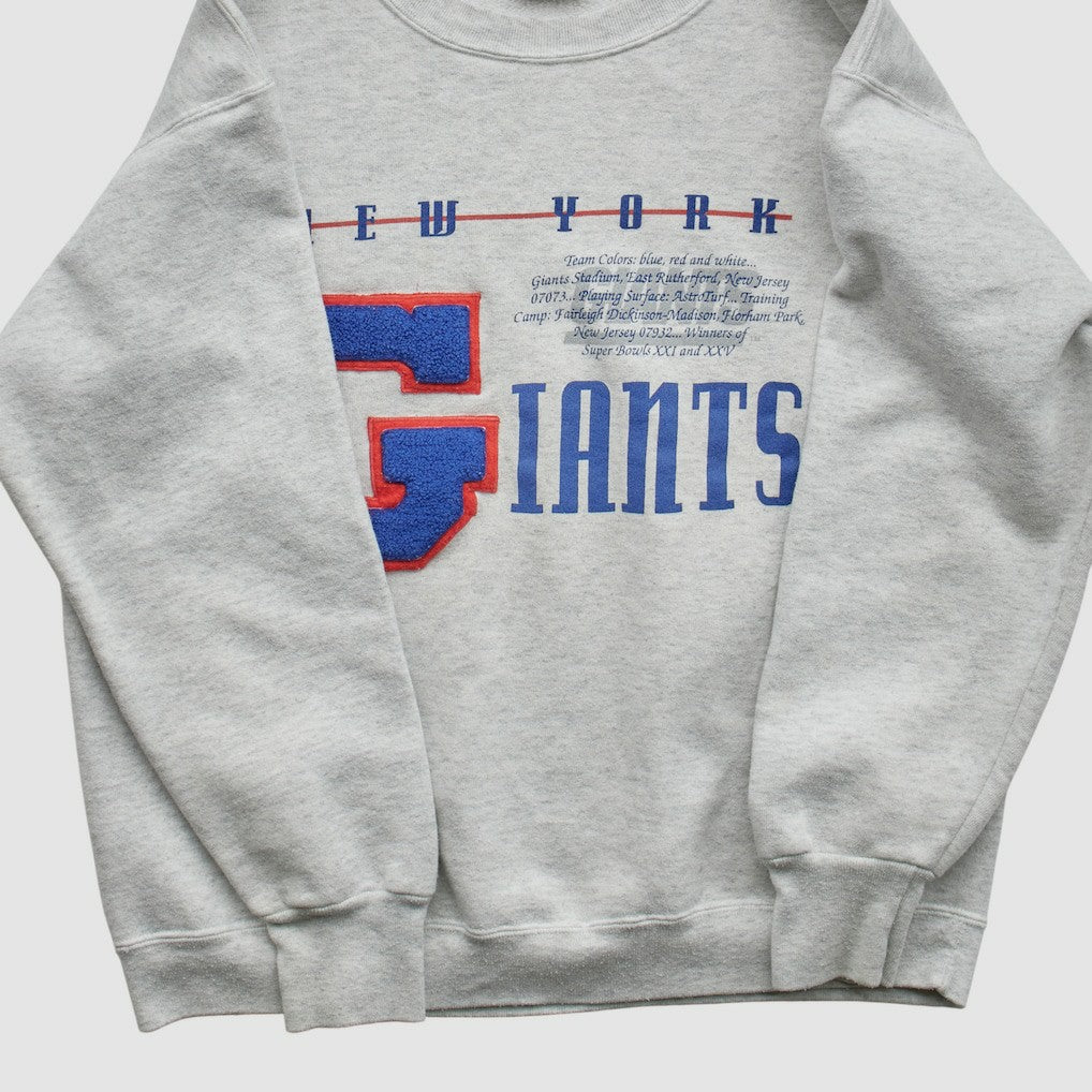 New York Giants Nutmeg Mills 90s Sweatshirt - Heather Gray Vintage cheap