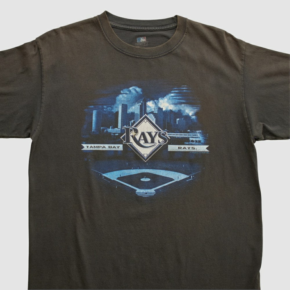 Tampa Bay Rays Genuine Merchandise 2000s T-shirt Black Vintage