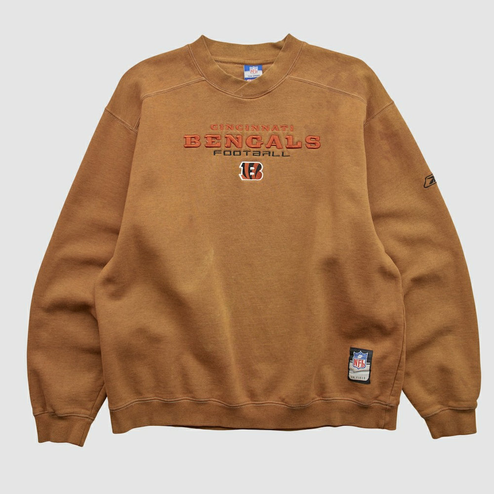 Cincinnati Bengals NFL 2000s Pullover Sweatshirt - Clay Vintage cheap