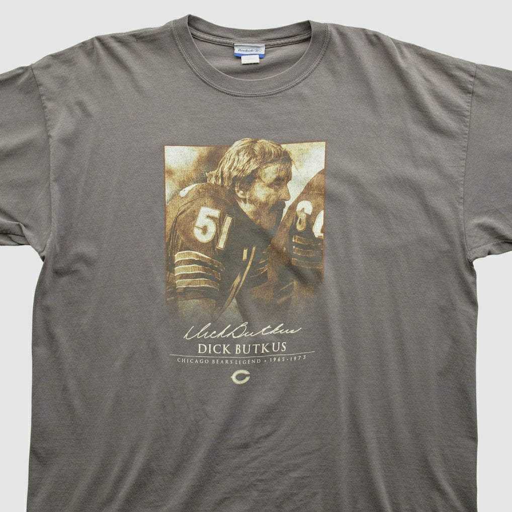 Dick Butkus Reebok 2000s T-shirt - Tan Vintage cheap