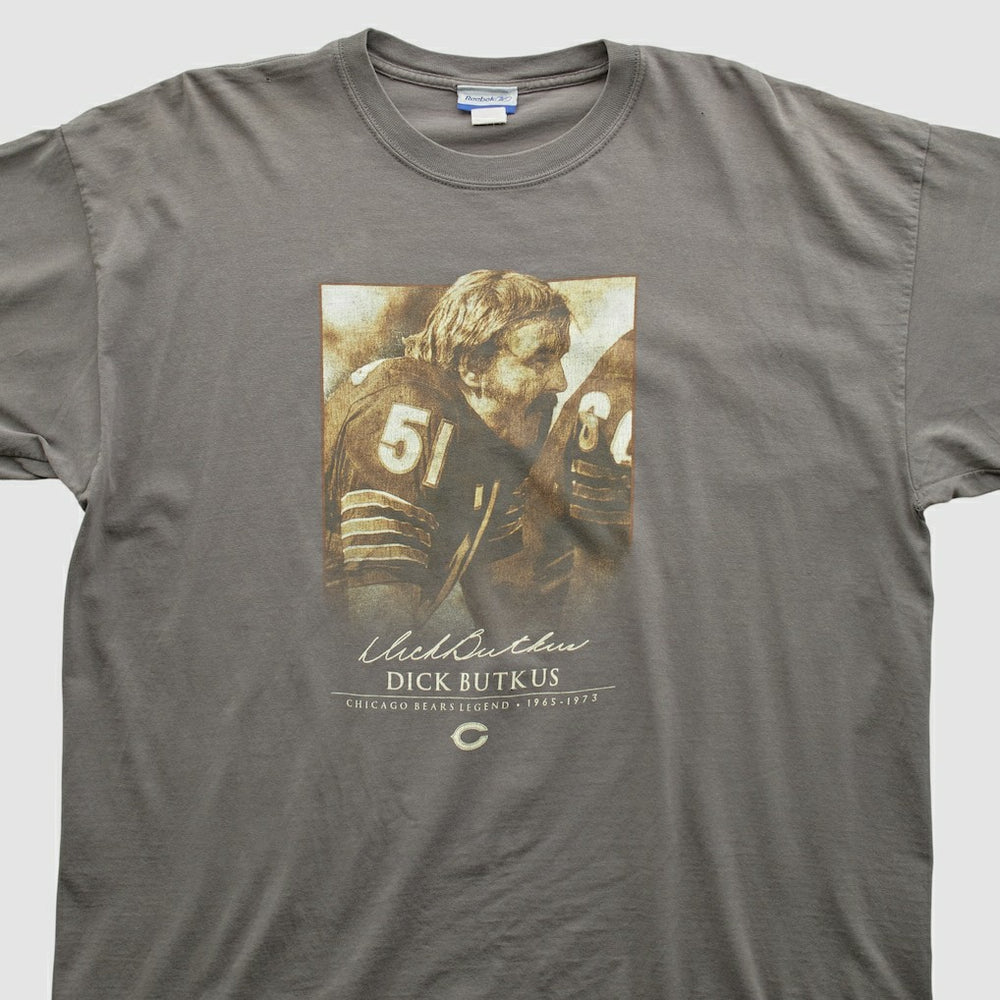 Dick Butkus Reebok 2000s T-shirt - Tan Vintage cheap