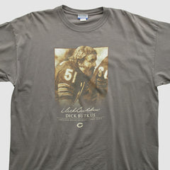 Dick Butkus Reebok 2000s T-shirt - Tan Vintage cheap