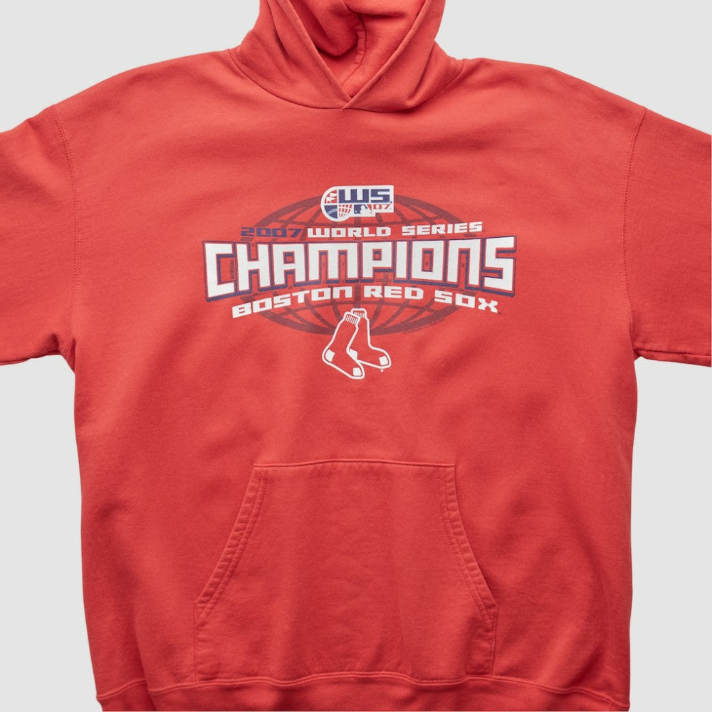 World Series CSA 2007 Hooded Pullover Sweatshirt Red Vintage