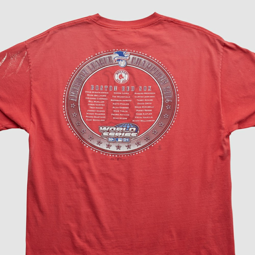 Boston Red Sox Alstyle 2004 T-shirt Red Vintage