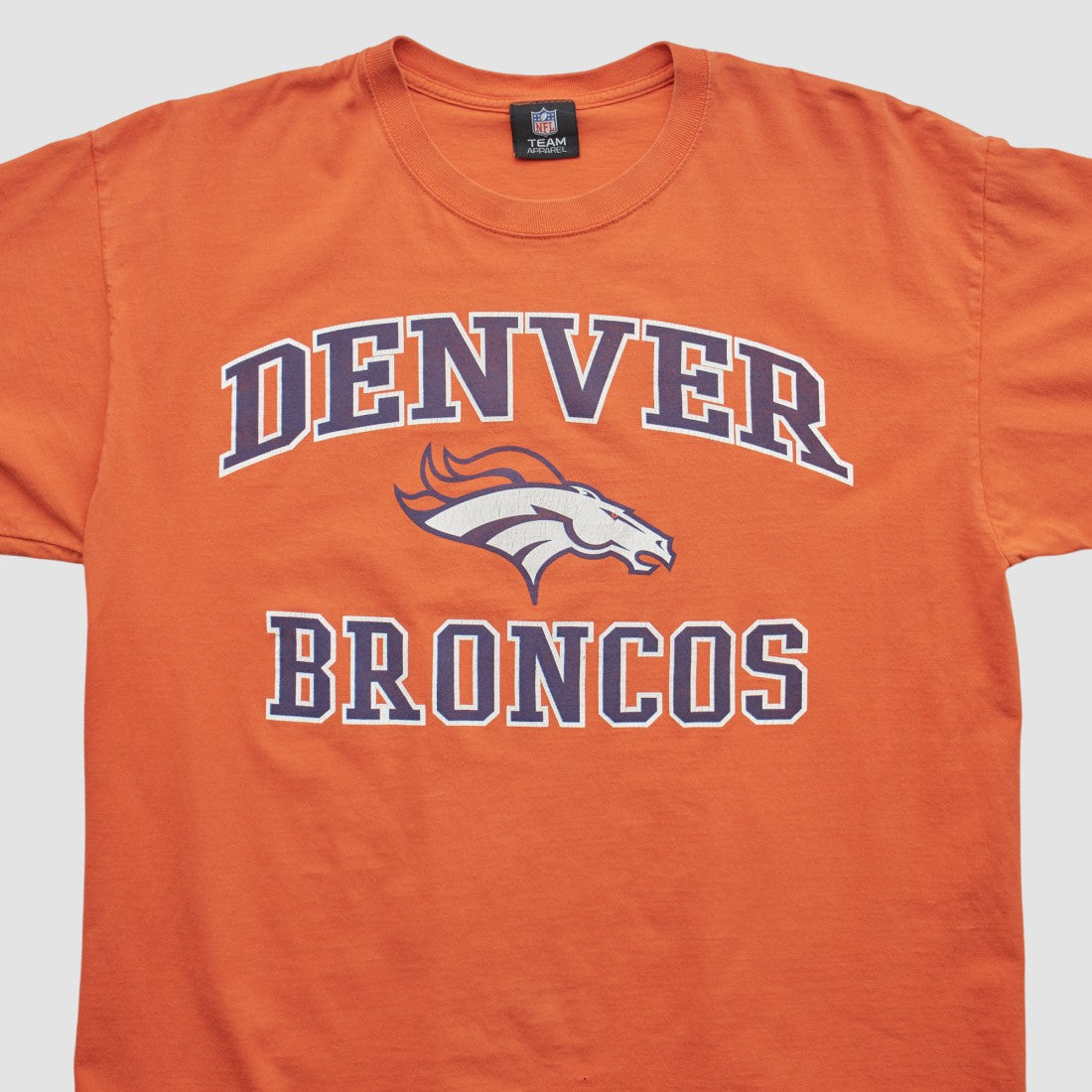 Denver Broncos NFL 2010s T-shirt - Orange Vintage on sale