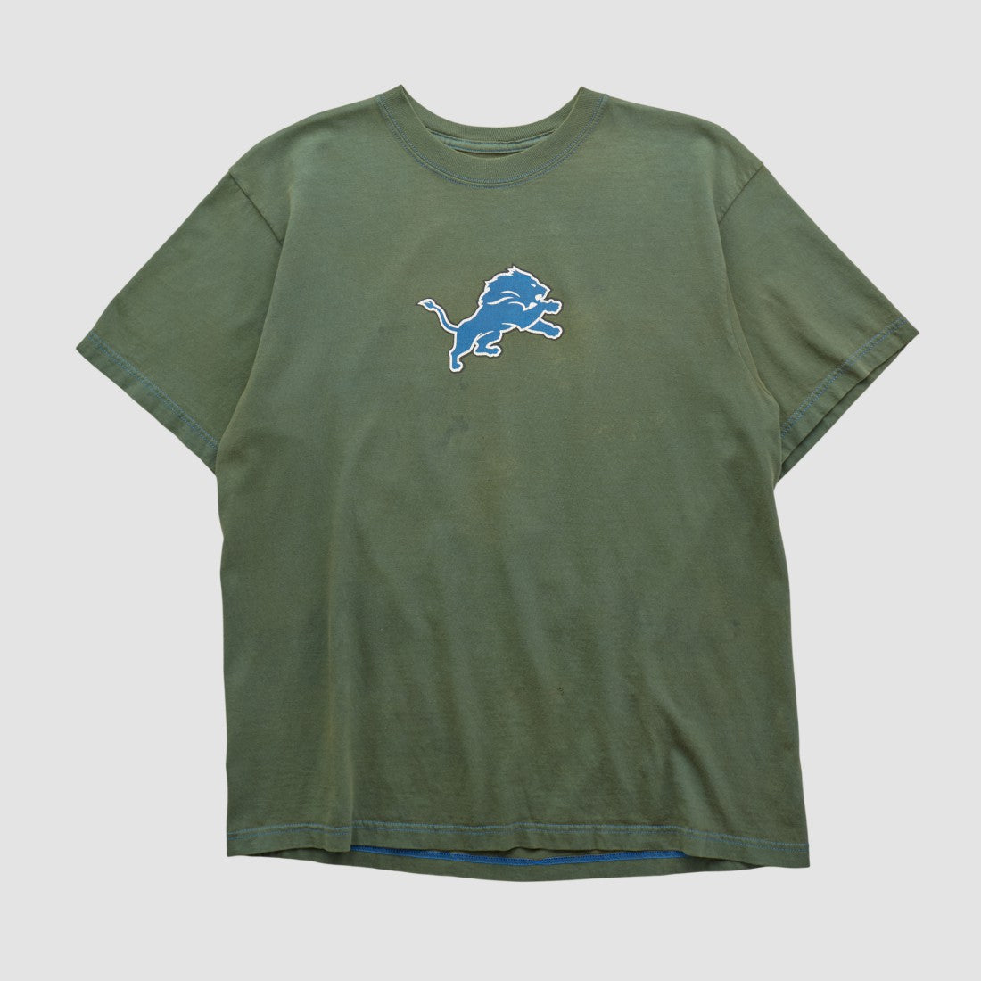 Detroit Lions Reebok 2000s T-shirt - Green Vintage cheap