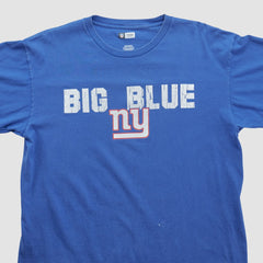 New York Giants NFL 2010s Long Sleeve T-shirt - Blue Vintage cheap