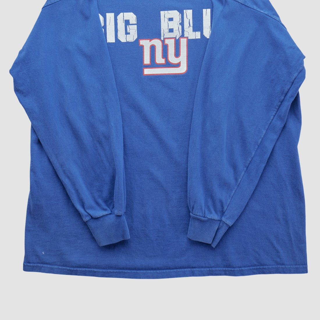 New York Giants NFL 2010s Long Sleeve T-shirt - Blue Vintage cheap