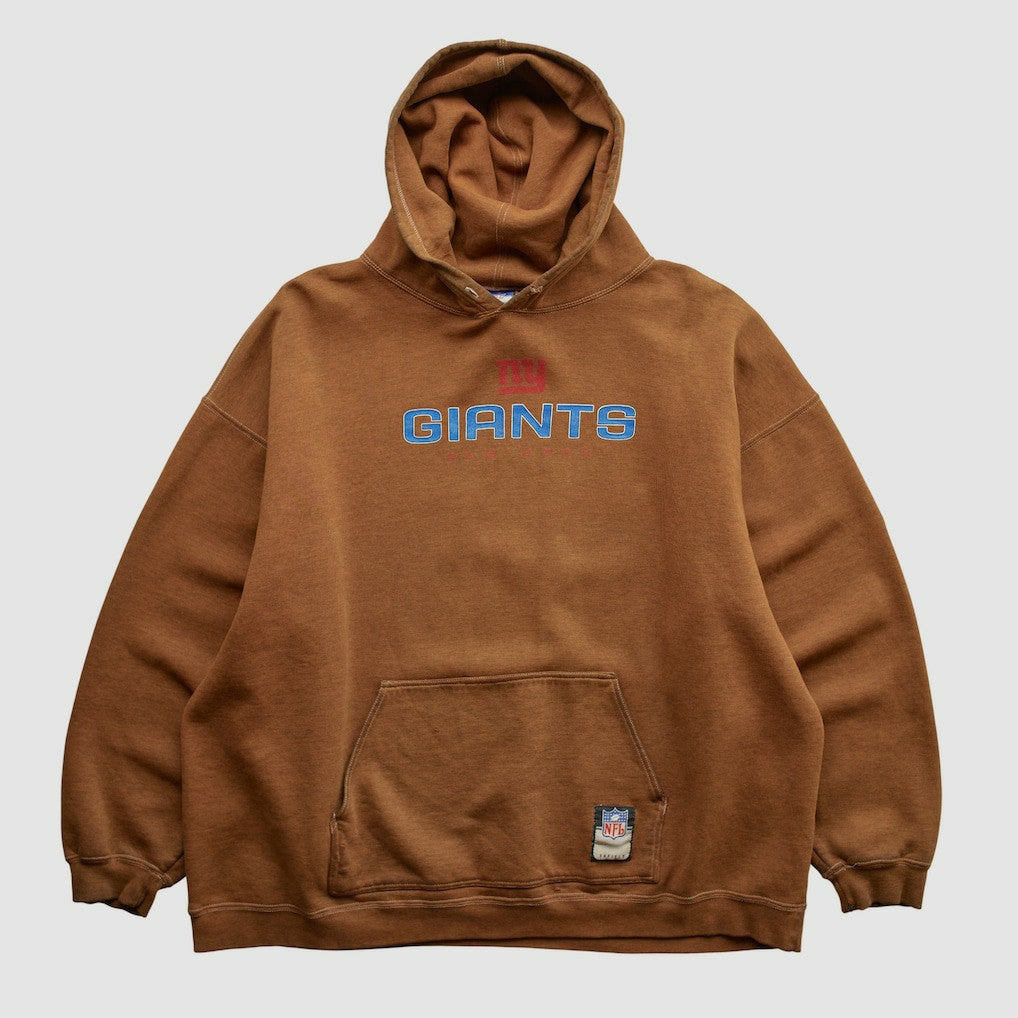 New York Giants Reebok 2000s Hooded Pullover Sweatshirt - Clay Vintage for sale
