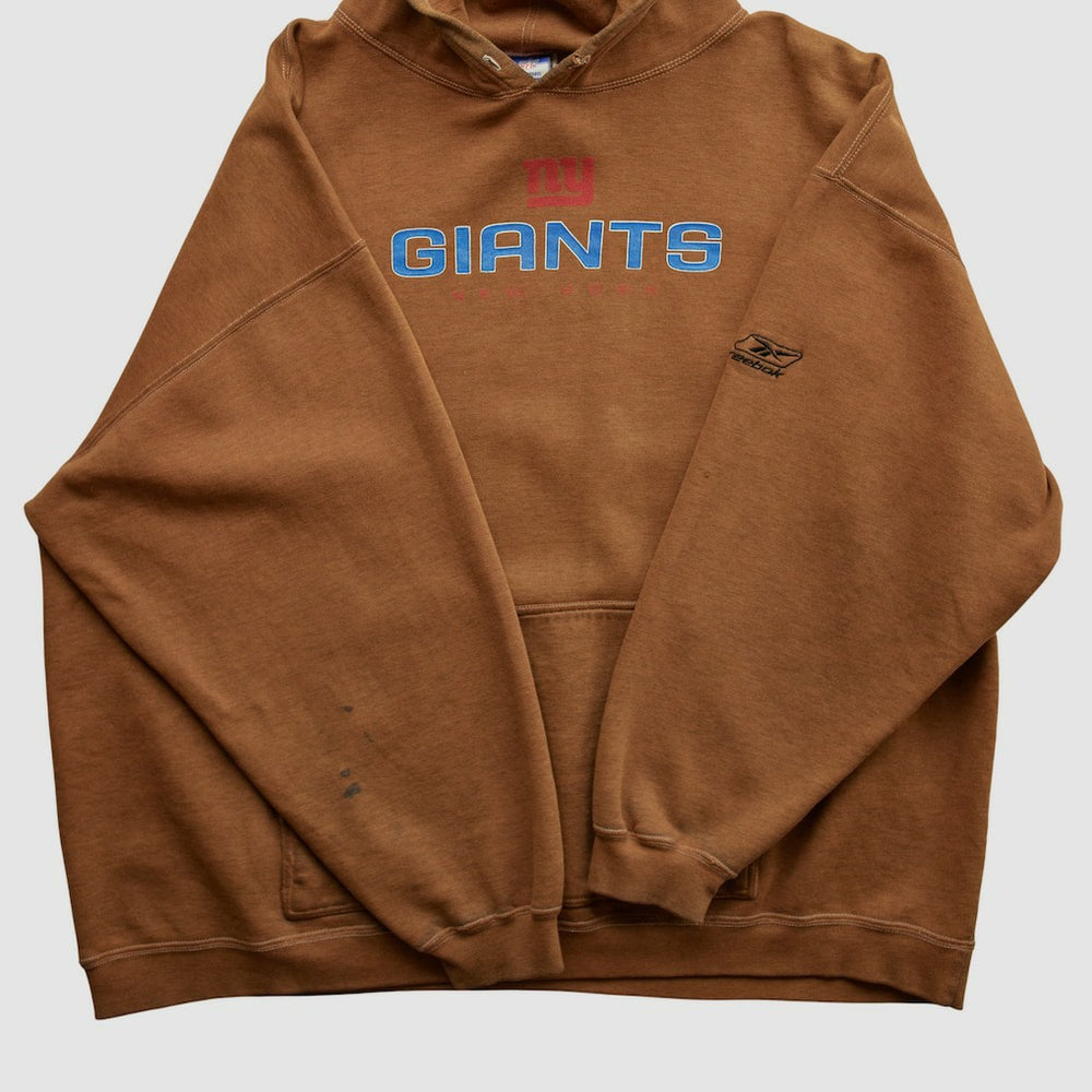 New York Giants Reebok 2000s Hooded Pullover Sweatshirt - Clay Vintage for sale