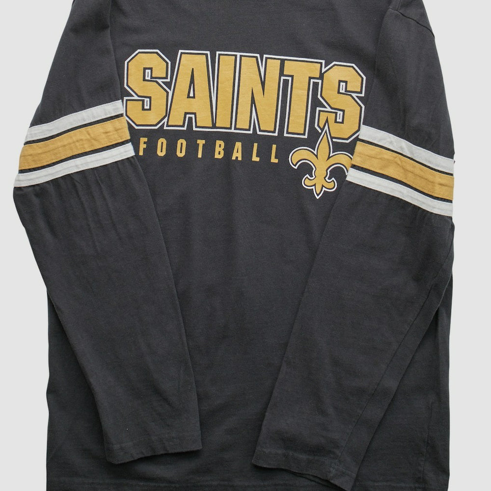 New Orleans Saints NFL 2010s Long Sleeve T-shirt - Black Vintage online