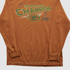 Super Bowl Champions XLV Alstyle 2011 Long Sleeve T-shirt - Clay Vintage on sale