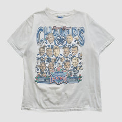 Dallas Cowboys Salem Sportswear 1993 T-shirt - White Vintage sale