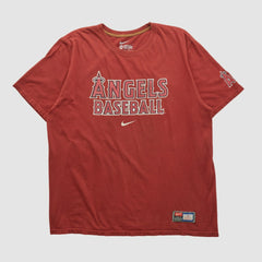 Los Angeles Angels 2010s T-shirt Maroon Vintage