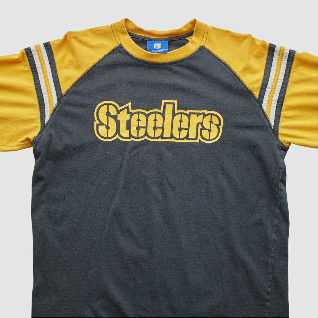 Pittsburgh Steelers Reebok 2000s Long Sleeve T-shirt - Black Vintage online