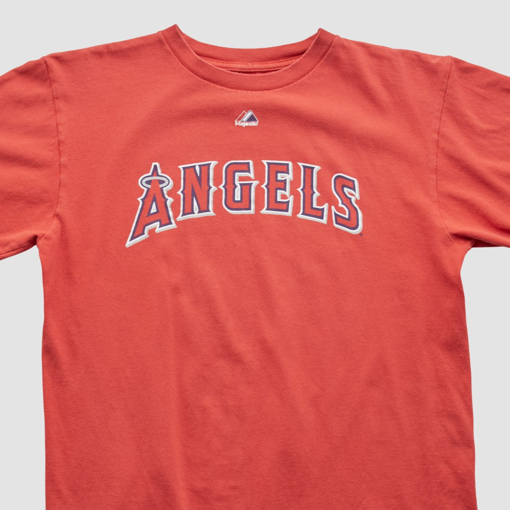 Los Angeles Angels Majestic 2000s T-shirt Red Vintage