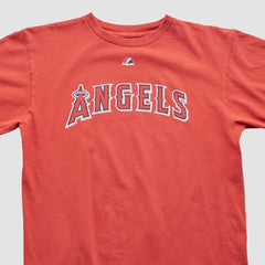 Los Angeles Angels Majestic 2000s T-shirt Red Vintage