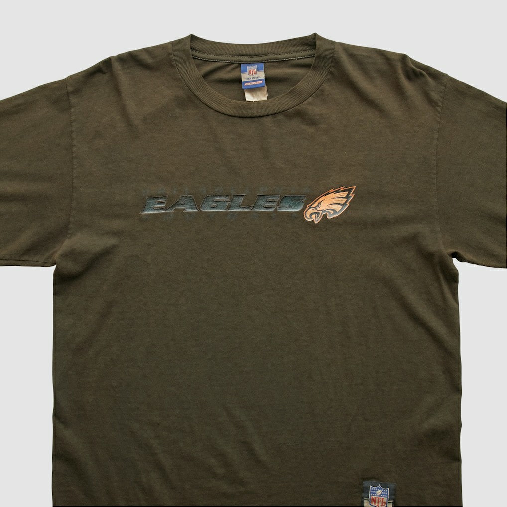 Philadelphia Eagles Reebok 2000s Long Sleeve T-shirt - Brown Vintage online