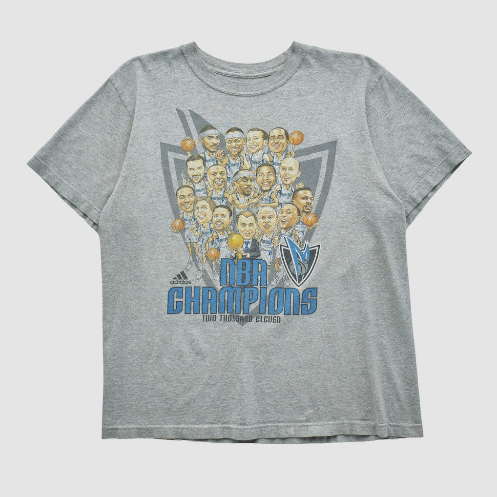 Dallas Mavericks 2011 T-shirt sale - Heather Gray Vintage discount