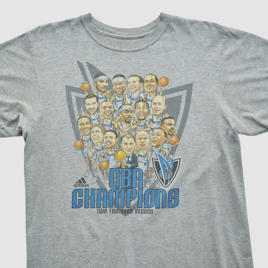 Dallas Mavericks 2011 T-shirt sale - Heather Gray Vintage discount