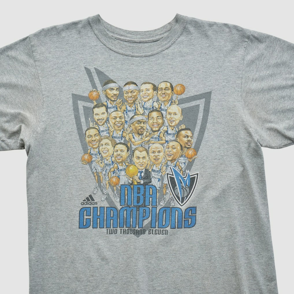 Dallas Mavericks 2011 T-shirt sale - Heather Gray Vintage discount