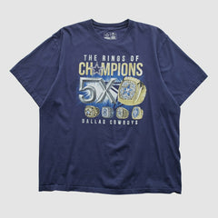 Dallas Cowboys Cowboys Authentic Apparel 2000s T-shirt - Navy Vintage sale