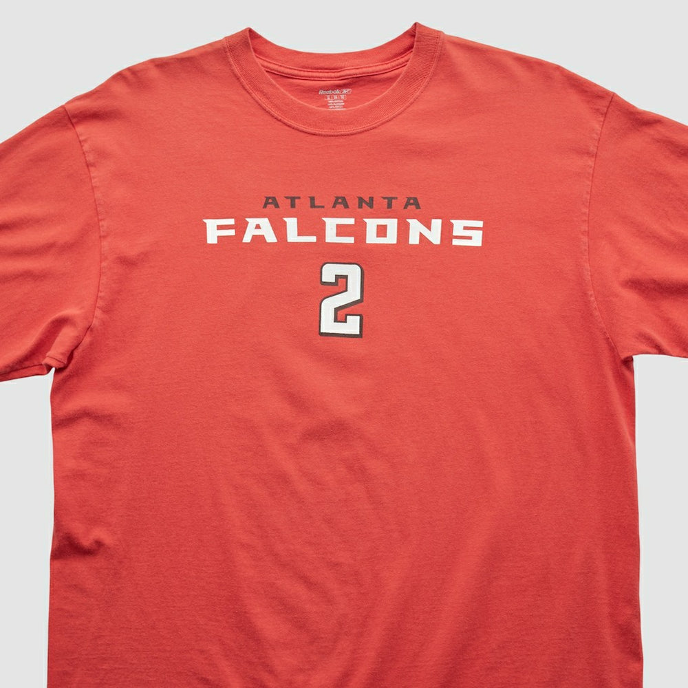 Atlanta Falcons Reebok 2000s T-shirt - Red Vintage for sale