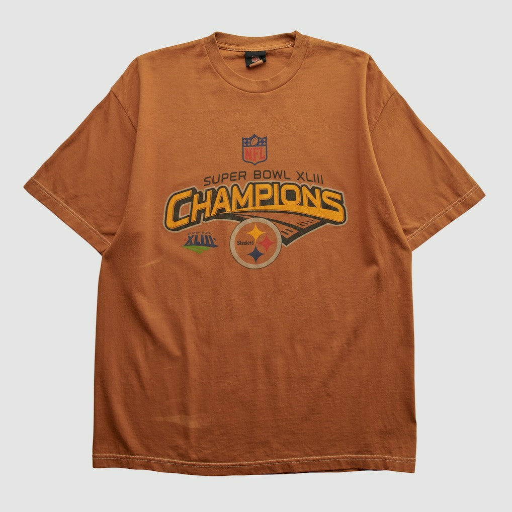 Pittsburgh Steelers NFL 2009 T-shirt - Clay Vintage sale