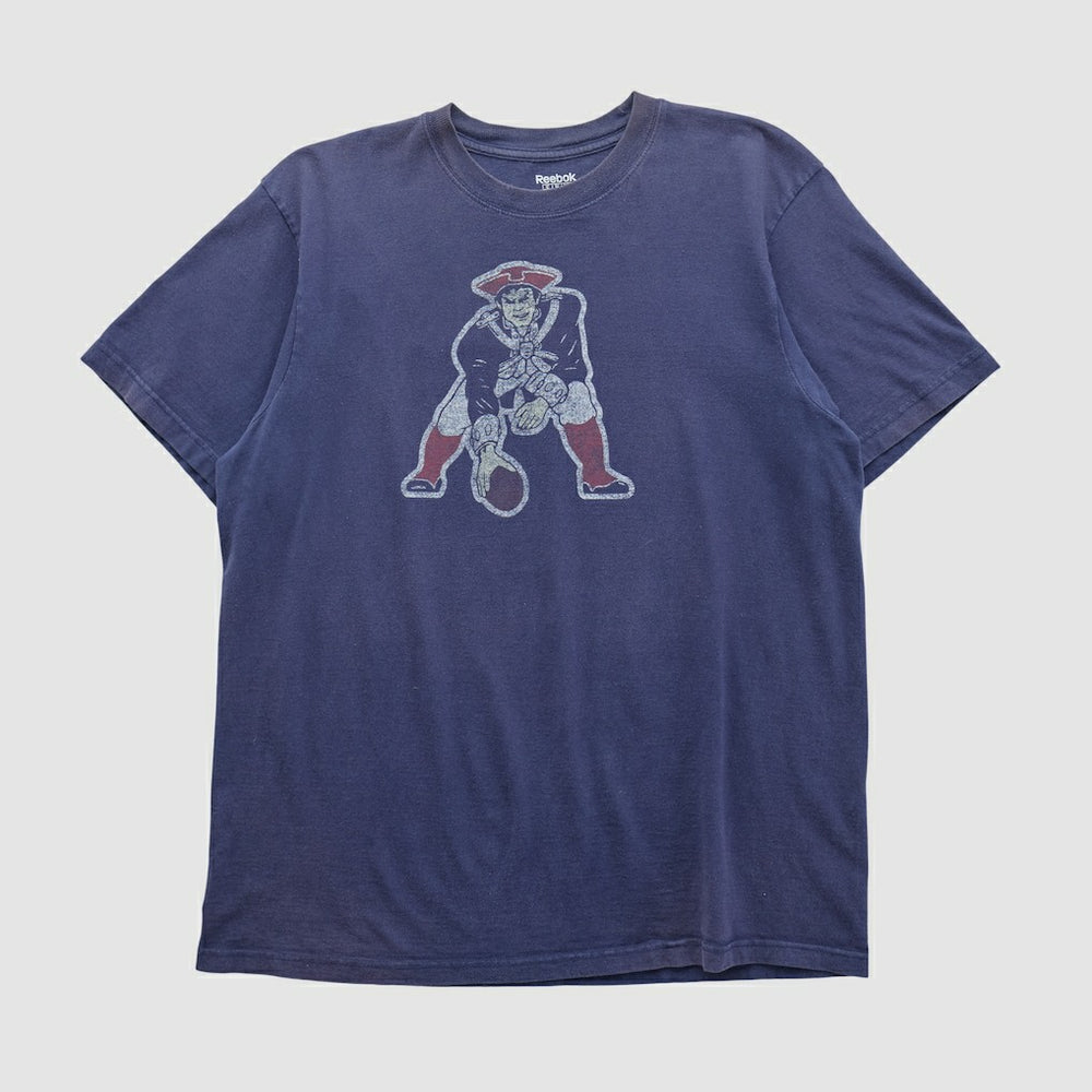 New England Patriots Reebok 2000s T-shirt - Navy Vintage sale