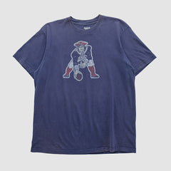New England Patriots Reebok 2000s T-shirt - Navy Vintage sale