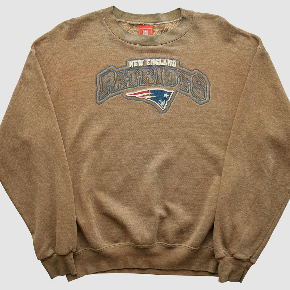 New England Patriots NFL 2000s Pullover Sweatshirt - Clay Vintage online