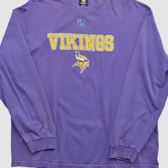 Minnesota Vikings NFL 2010s Long Sleeve T-shirt - Purple Vintage for sale