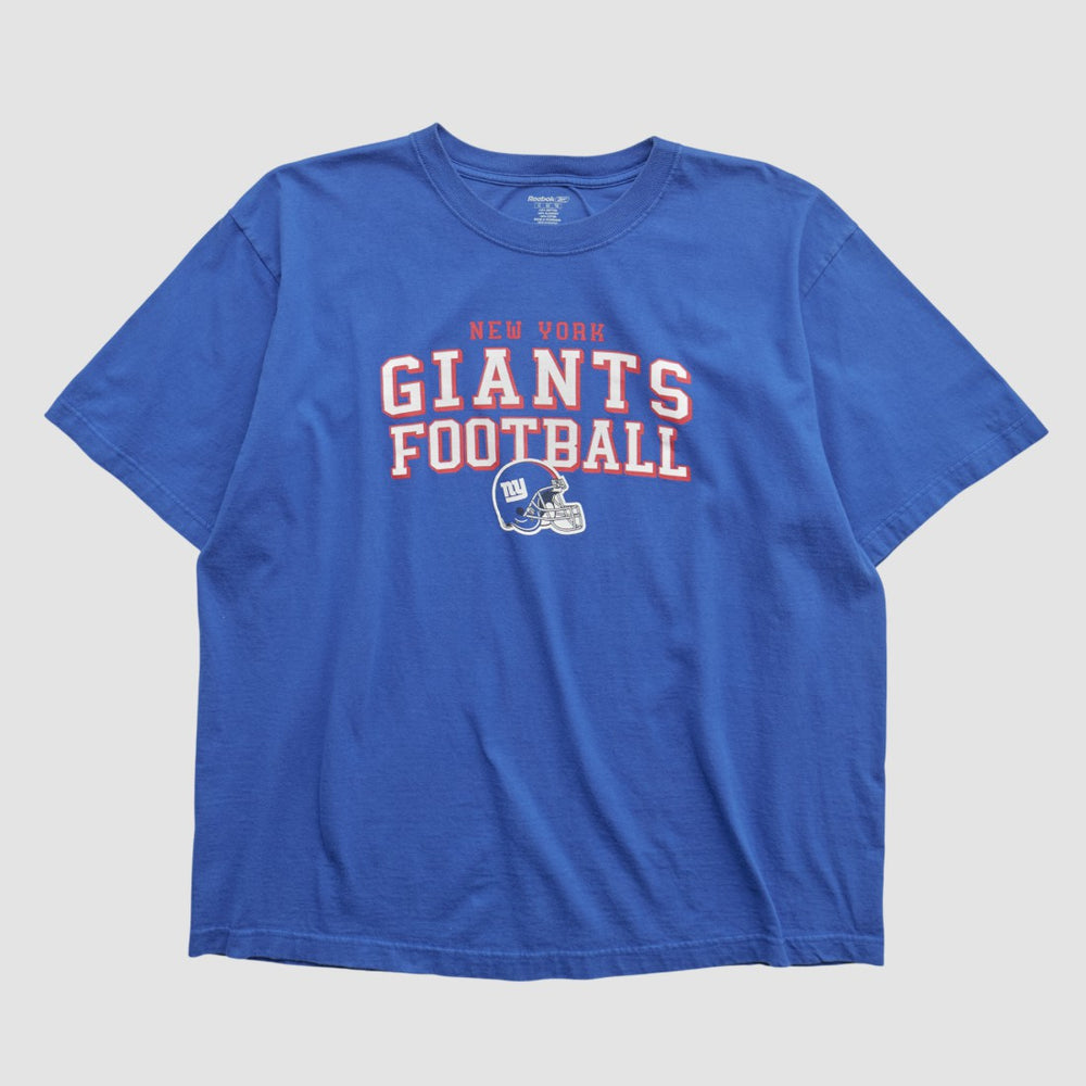 New York Giants Reebok 2010s T-shirt - Blue Vintage discount