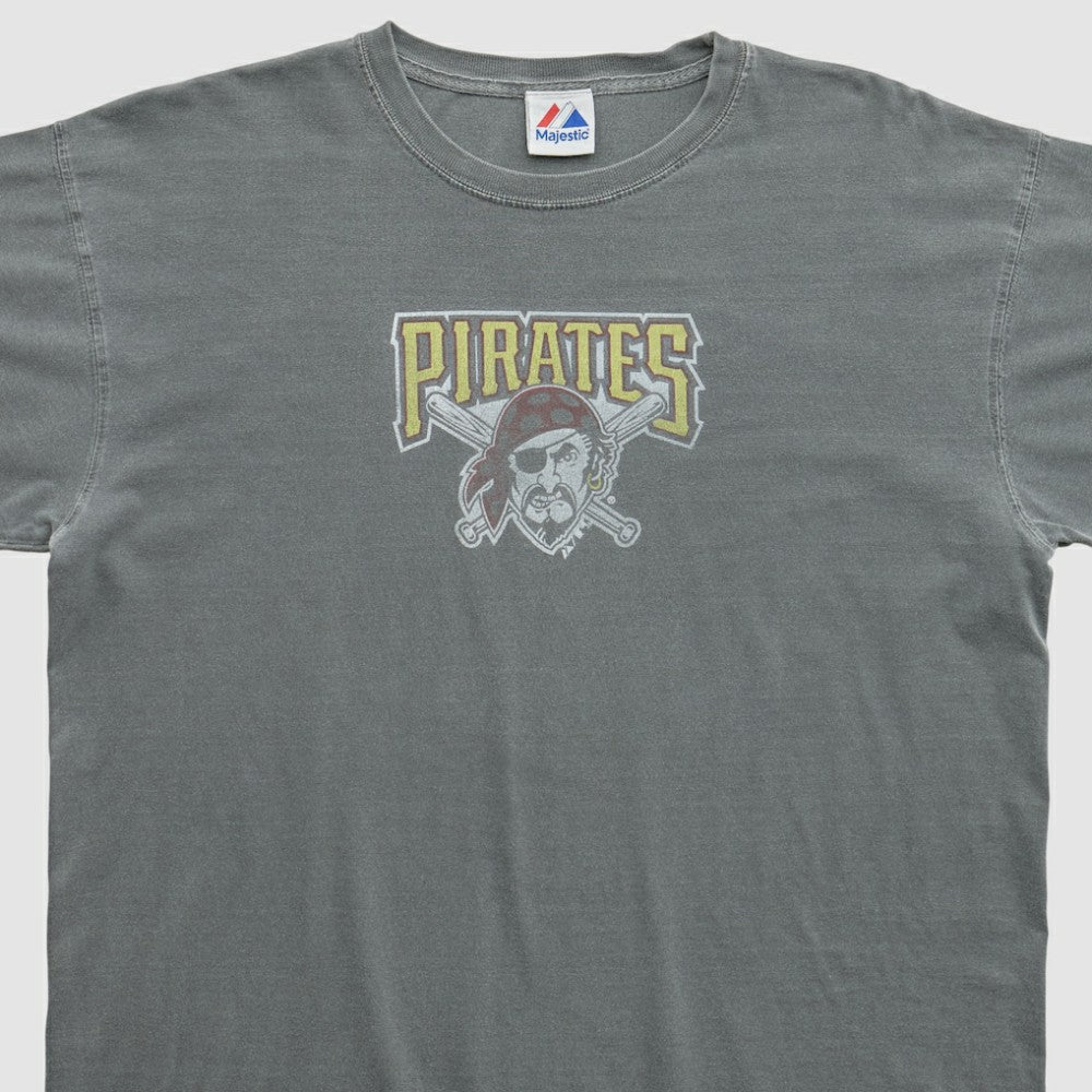 Pittsburgh Pirates Majestic 2000s T-shirt Gray Vintage