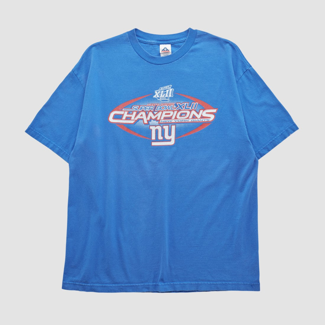 New York Giants Alstyle 2008 T-shirt - Blue Vintage outlet