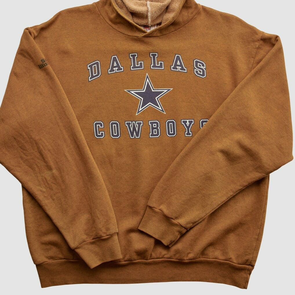 Dallas Cowboys NFL 2010s Hooded Pullover Sweatshirt - Clay Vintage for sale
