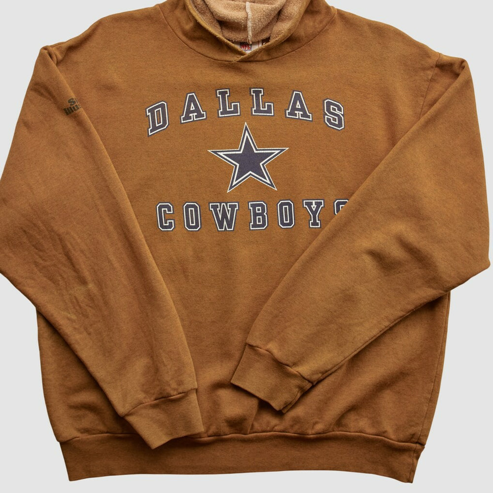 Dallas Cowboys NFL 2010s Hooded Pullover Sweatshirt - Clay Vintage for sale